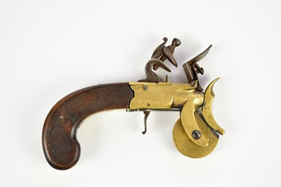 Lot 1433 - A 19th century boxlock flint eprouvette/powder...