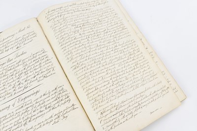Lot 46 - An early 19th century and later hand written...