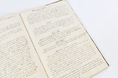 Lot 46 - An early 19th century and later hand written...