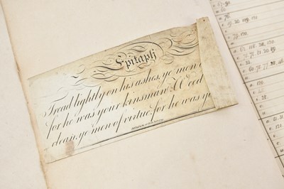 Lot 46 - An early 19th century and later hand written...