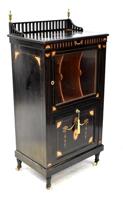 Lot 88 - LAMBS OF MANCHESTER; a Victorian inlaid music...