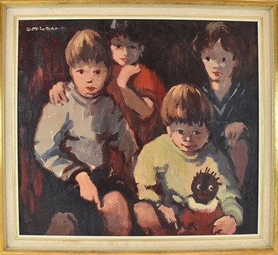 Lot 124 - DONALD MCINTYRE (1923-2009); oil on canvas,...