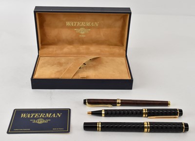 Lot 301 - WATERMAN; an 'Ideal' two pen presentation set...