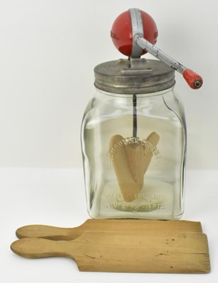 Lot 317 - A vintage Blow butter churn, with mechanical...
