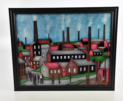 Lot 1826 - CHRISTOPHER E BARROW ABNA (born 1974); oil on...