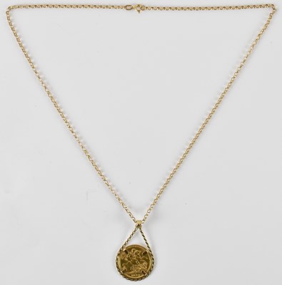 Lot 726 - A Queen Victoria 1897 full sovereign, with old...