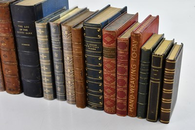 Lot 45 - A collection of mostly 19th century leather...