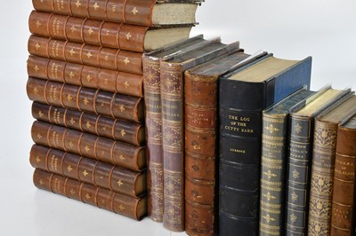 Lot 45 - A collection of mostly 19th century leather...