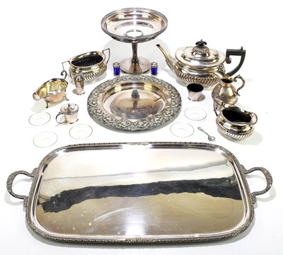 Lot 2027 - A selection of silver plated items to include...
