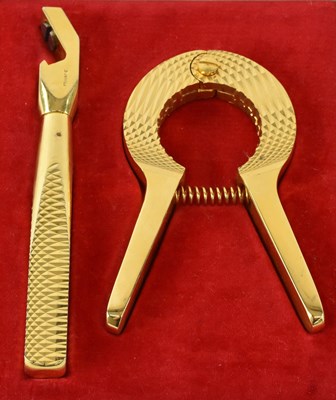 Lot 309 - ASPREY & CO LTD; a cased wine opening set.