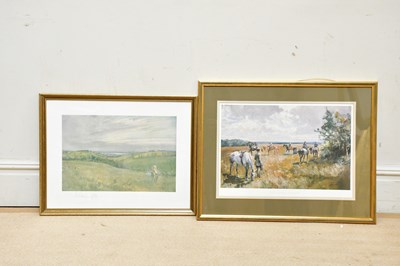 Lot 1663 - LIONEL EDWARDS; a pencil signed print, hunting...