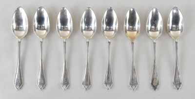 Lot 693 - FINNIGANS LTD; eight George VI hallmarked...