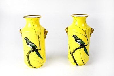Lot 379 - CAULDON LTD; a pair of yellow ground...