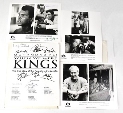 Lot 454 - MUHAMMAD ALI; a press pack for 'When We Were...