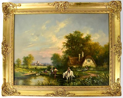 Lot 433 - GUDRUN SIBBONS (born 1925); oil on canvas in...