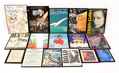 Lot 509 - A quantity of framed theatre production...