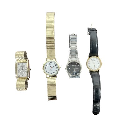 Lot 945 - Four gentleman's wristwatches comprising two...