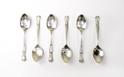 Lot 877 - A set of six George VI hallmarked silver...