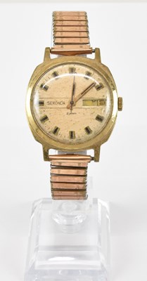 Lot 980 - A gentleman's vintage gold plated Sekonda...
