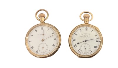 Lot 941 - THOMAS RUSSELL, LIVERPOOL; two gold plated...