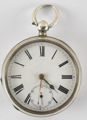Lot 958 - A Victorian hallmarked silver cased open face...
