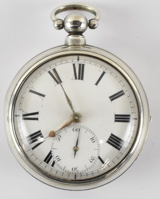 Lot 947 - A George IV hallmarked silver pair cased...