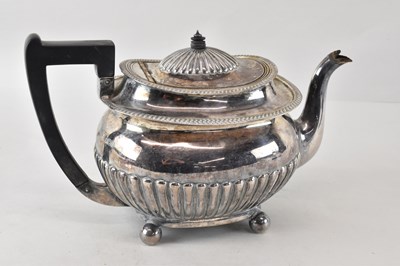 Lot 653 - MARTIN, HALL & CO; a Victorian hallmarked...