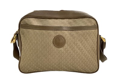Lot 441 - GUCCI; a lady's brown GG monogram canvas and...
