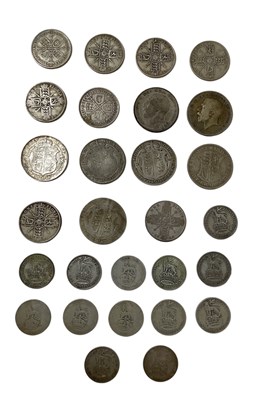 Lot 896 - A quantity of GB coins including seven half...
