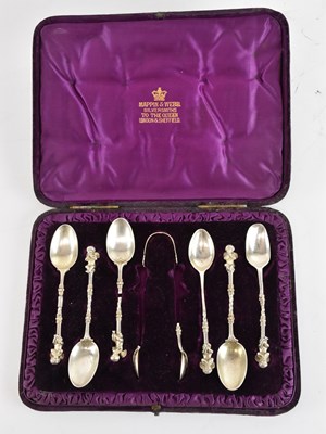 Lot 673 - CHARLES EDWARDS; a set of six Victorian...
