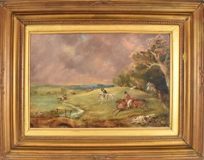 Lot 129 - 19TH CENTURY BRITISH SCHOOL; oil on relined...