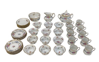 Lot 480 - DRESDEN; a miniature part coffee service...