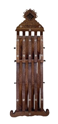 Lot 11 - A 19th century profusely carved mother of...
