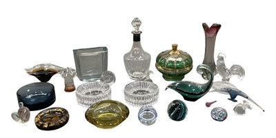 Lot 507 - A quantity of art glass including Jonasson...