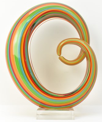 Lot 506 - A Murano style art glass sculpture of...