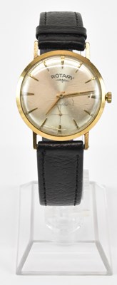 Lot 931 - ROTARY; a gentleman's 9ct gold cased...