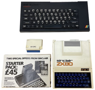 Lot 297 - SINCLAIR; two early computers including a ZX80,...