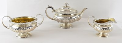 Lot 617 - CHARLES BENDY; a late George III hallmarked...