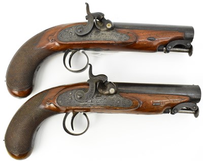 Lot 331 - W & I RIGBY, DUBLIN; a pair of 19th century...