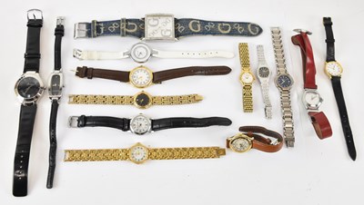 Lot 949 - Fourteen lady's wristwatches including Seiko,...