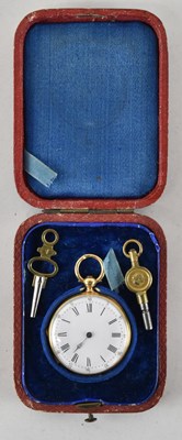 Lot 918 - A late 19th century Continental yellow metal...