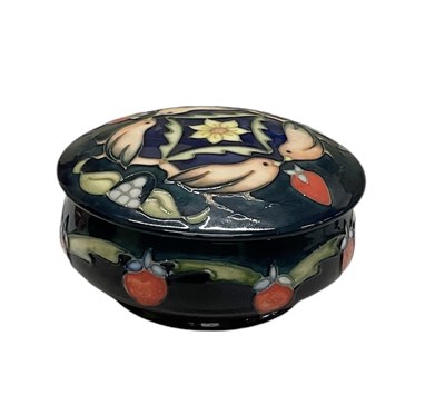Lot 478 - RACHEL BISHOP FOR MOORCROFT; a blue ground...