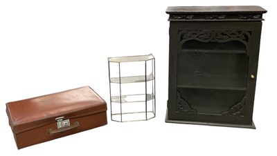 Lot 435 - An early 20th century black painted tabletop...
