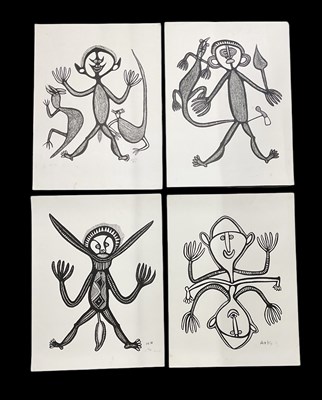 Lot 292 - TIMOTHY AKIS (1939-1984); a set of four...