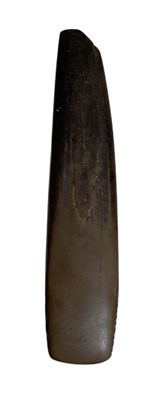 Lot 1054 - A Papua New Guinea carved stone, 24.5 x 5.5cm.