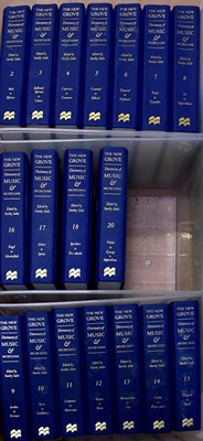Lot 563 - The New Grove Dictionary of Music