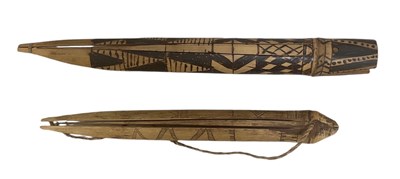 Lot 1131 - Two Susap Sepik Papua New Guinea jaw harps,...