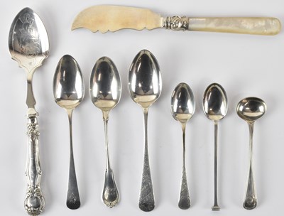 Lot 686 - An Edwardian hallmarked silver teaspoon,...