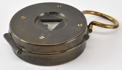 Lot 341 - SAMPSON MORDAN & CO; a WWI compass, inscribed...