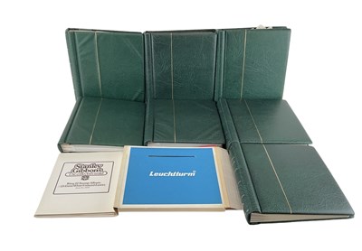 Lot 387 - Seven Lighthouse stamp albums from Queen...